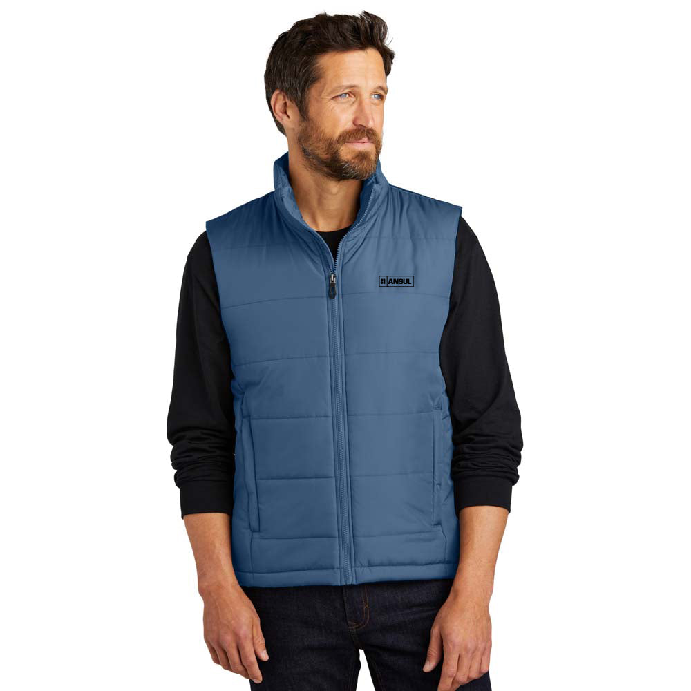 reo［supplier］  Denim Puffer Vest Puffer_Vest_Front_a12b6690-