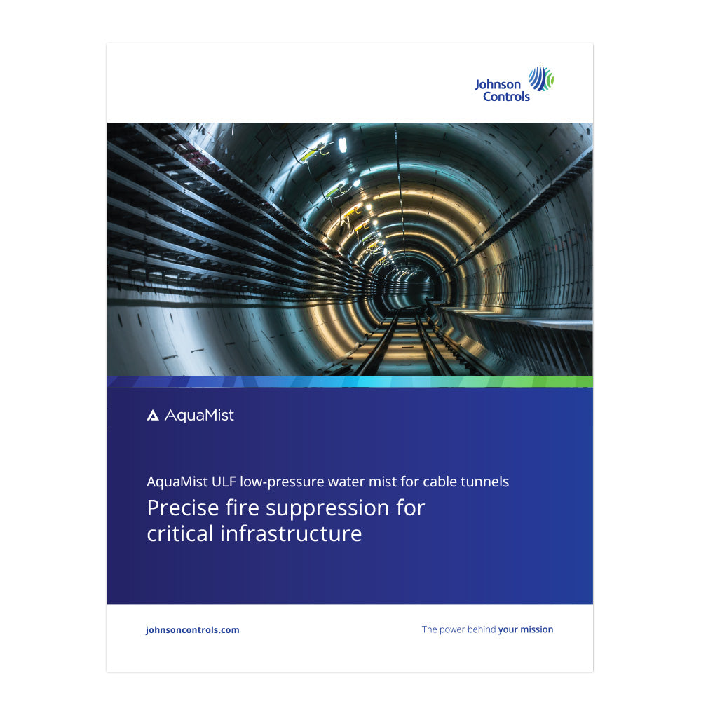 AquaMist ULF Low Pressure Water Mist for Cable Tunnels Brochure