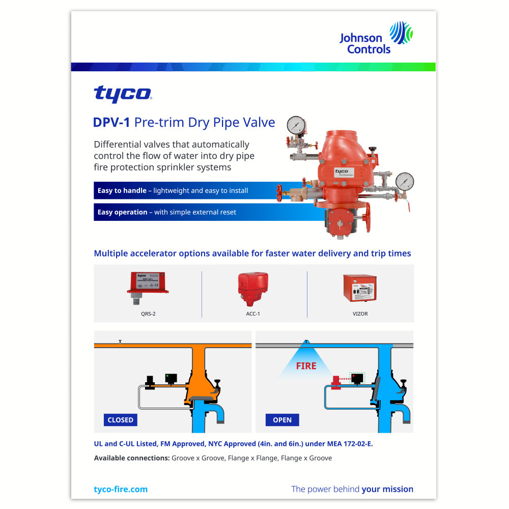 DPV-1 Pre-trim Dry Pipe Valve - 24"x36"