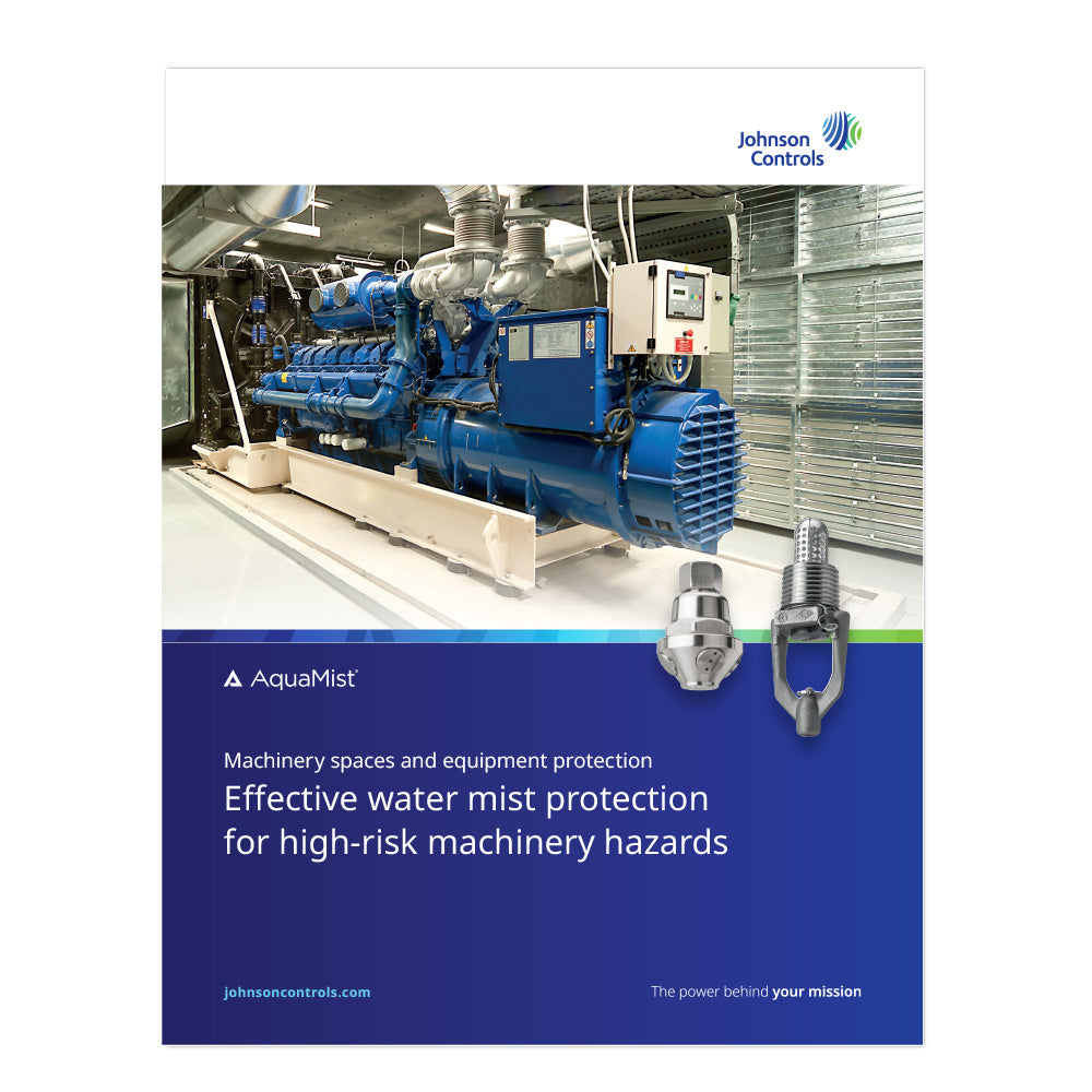 Effective Water Mist Protection for High-Risk Machinery Hazards Brochure