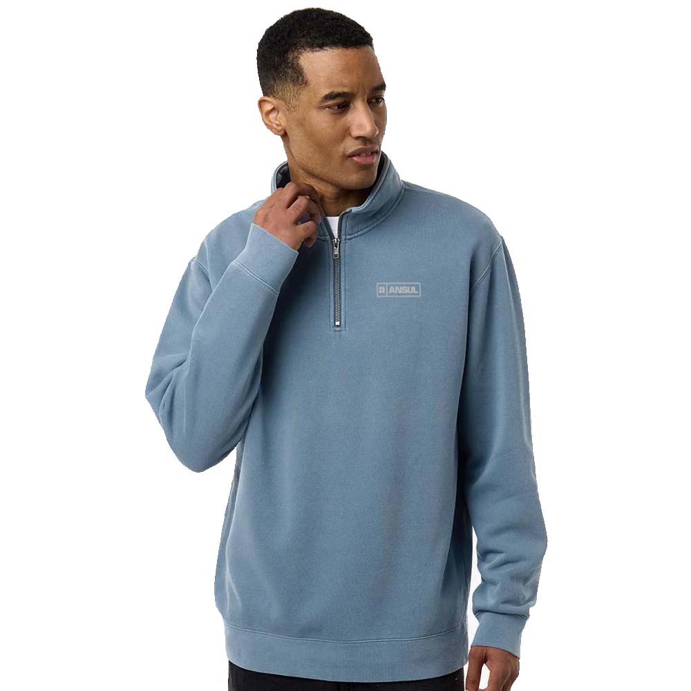 Independent Trading Co. Pigment-Dyed 1/4 zip Pullover