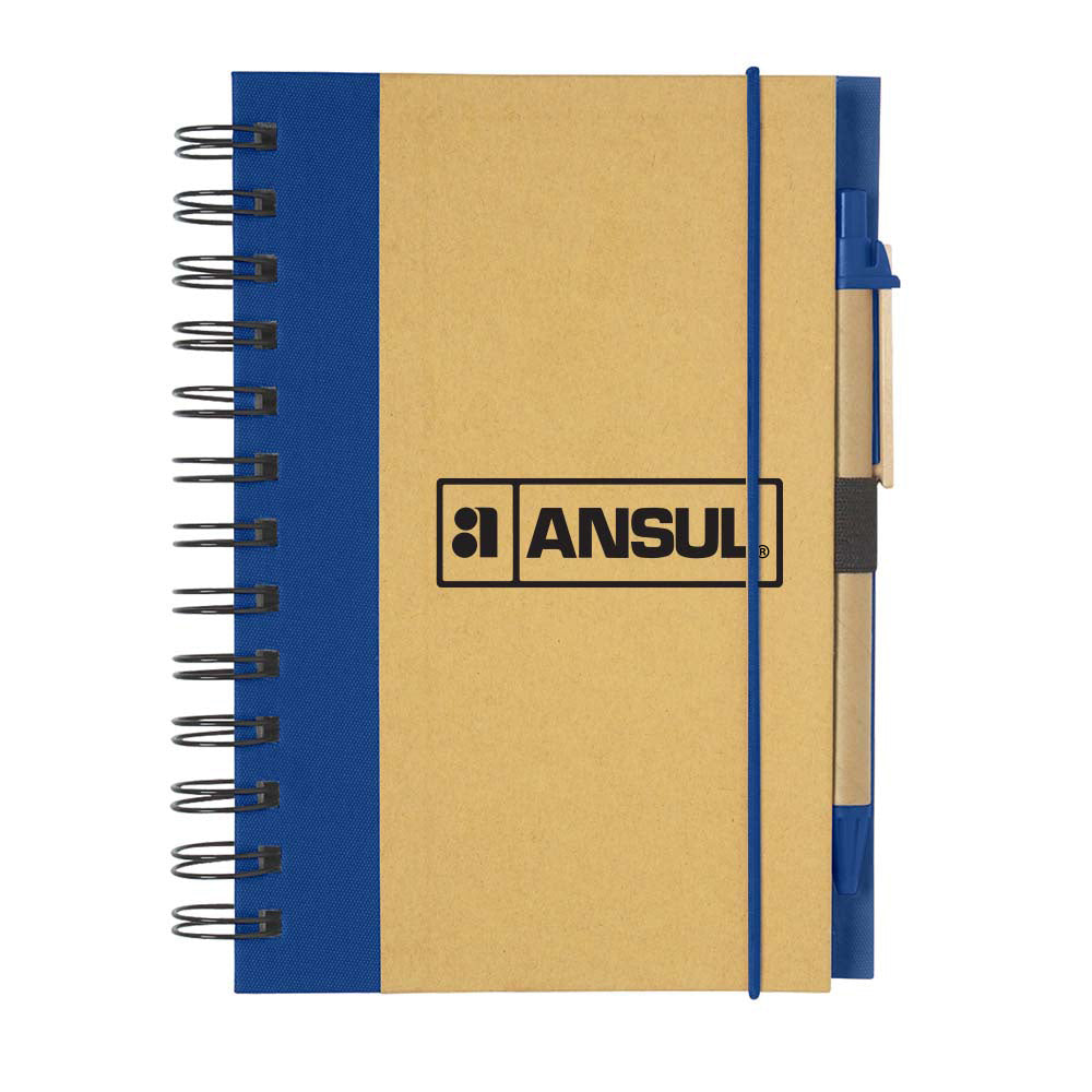 Eco-Inspired  Spiral Notebook & Pen ($6.39ea)