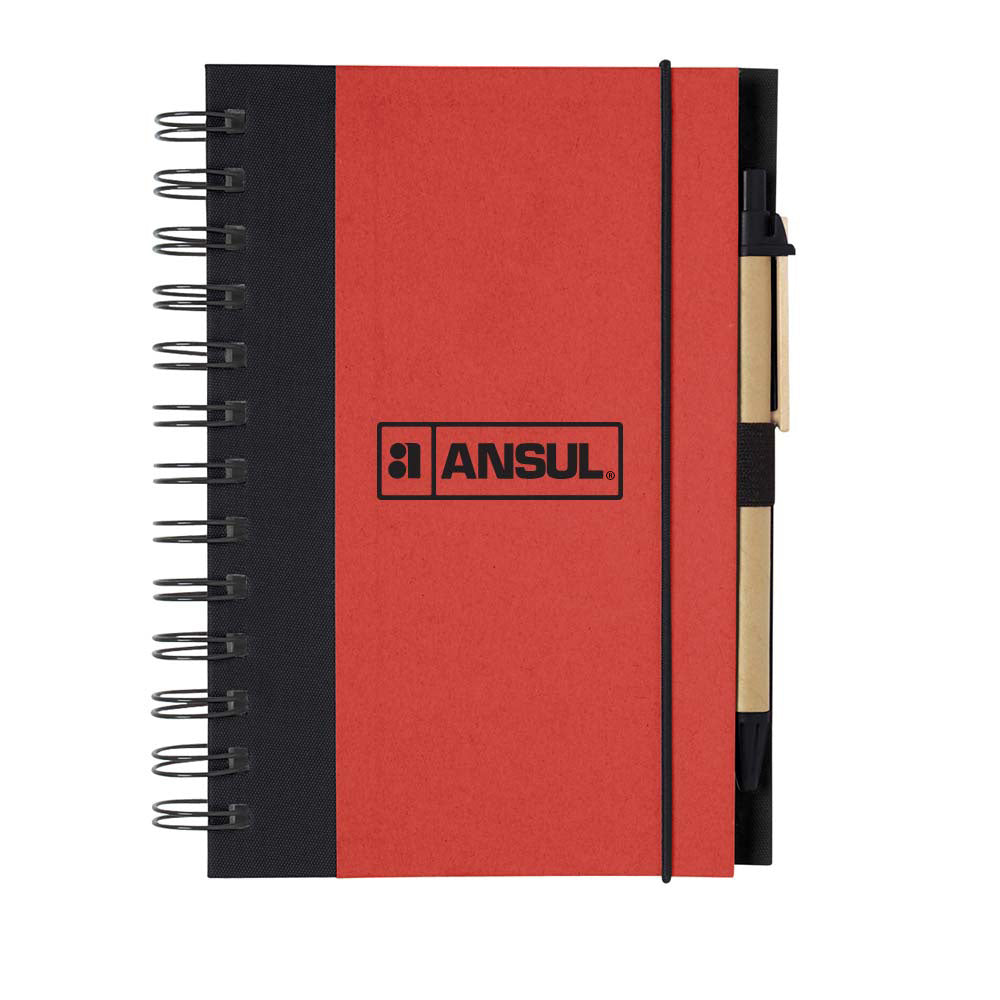 Eco-Inspired  Spiral Notebook & Pen ($6.39ea)