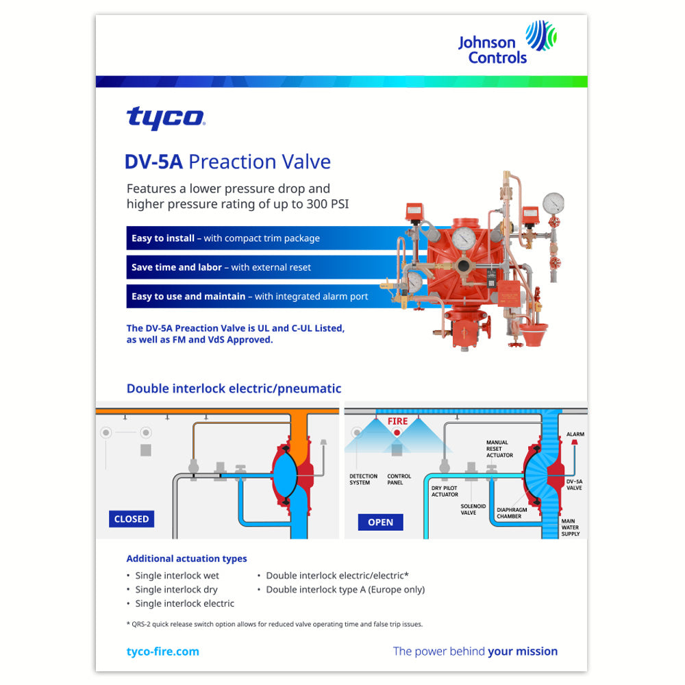 DV-5A Preaction Valve - 24"x36"