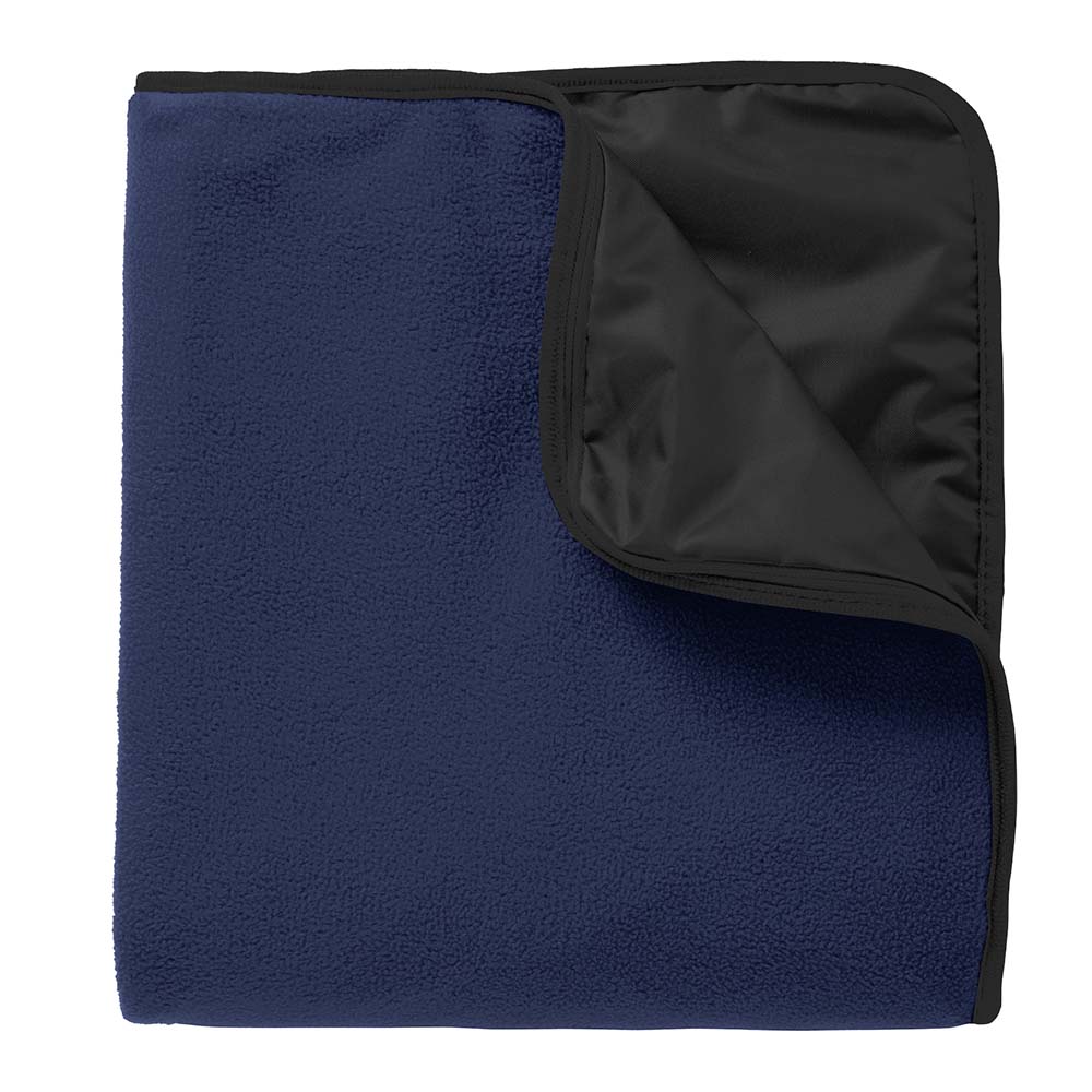 Travel Fleece/Poly Blanket with Strap